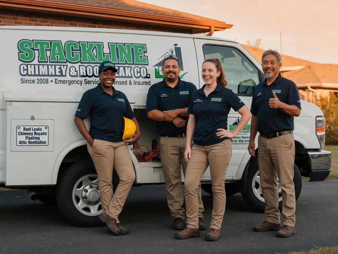 Chimney flashing repair company in Liberty, TX